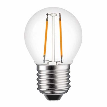 VNL E27 Led Kogellamp | 1W=10W 2700K | 827 