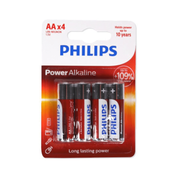 VNL Philips Power Alkaline Aa Batterij 