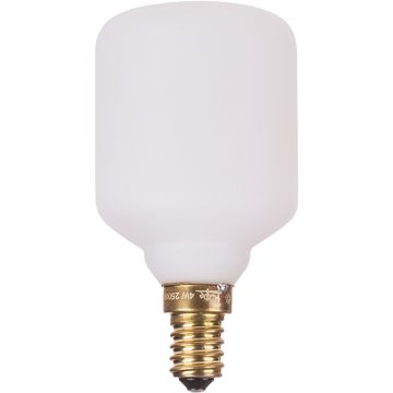 Pope LED E14 Fila Cylinder T50x95mm 250Lm 4W 2500K 925 Opal Frosted 230V Dim