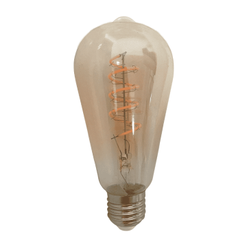 VNL Led Filament E27 Edison L Dimbaar Amber 6,5W 2500K