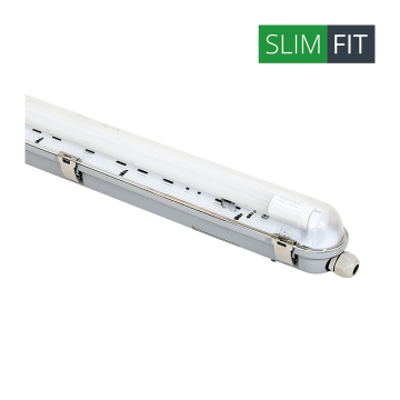 VNL Ip65 LED Armatuur Portia 120cm 1 Buis (Slim) 