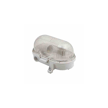 Interlight Bulley wit E27 polycarbonaat 230V max. 75W IP54
