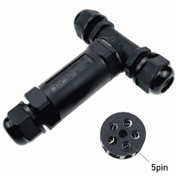 VNL 5 Pin T-Vorm Waterproof Connector Ip67 