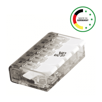 VNL Lasklem Universeel 5 Draden Van 0.2 Tot 4mm² 25 Stuks 