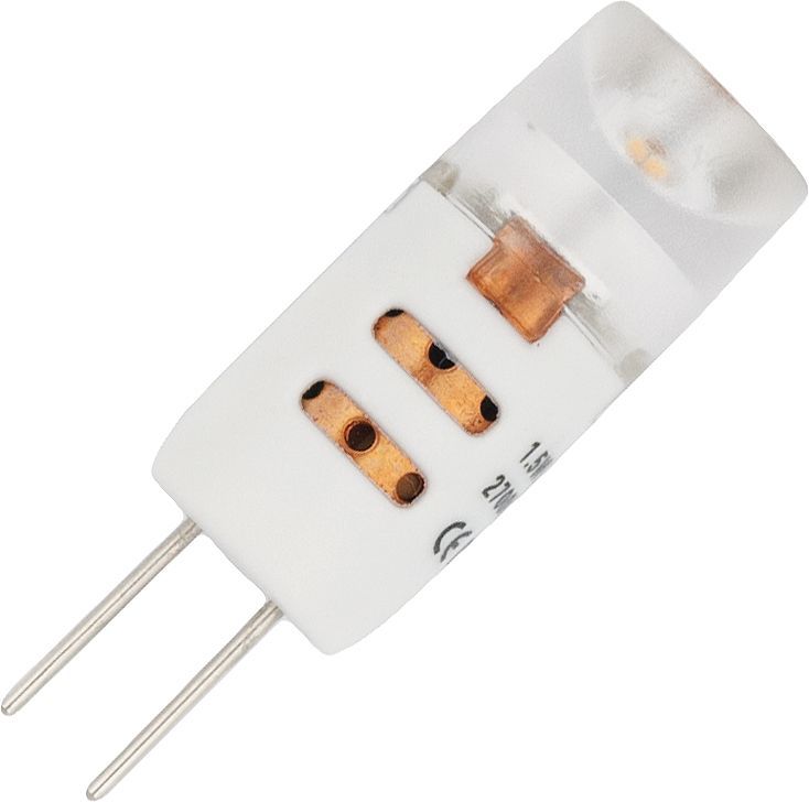 Schiefer ledlamp g4 1w t10x36mm ac/dc 12v 2700k dimbaar helder