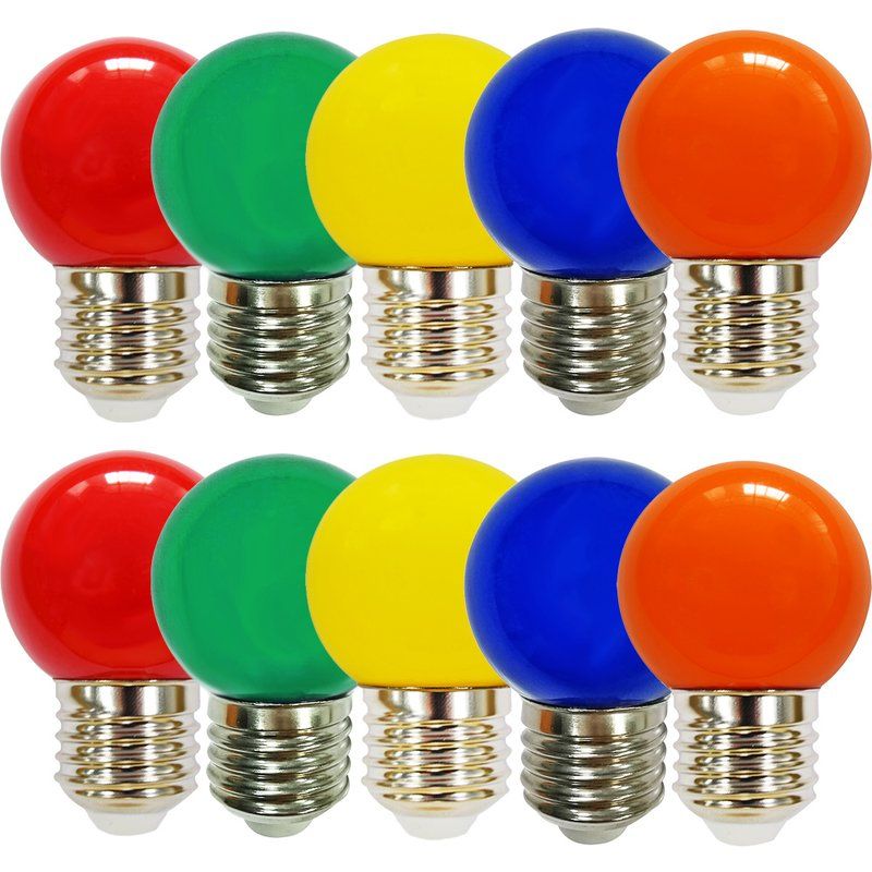 VNL E27 Party Led Lampen 10x | 2W Gekleurd | 220-240V