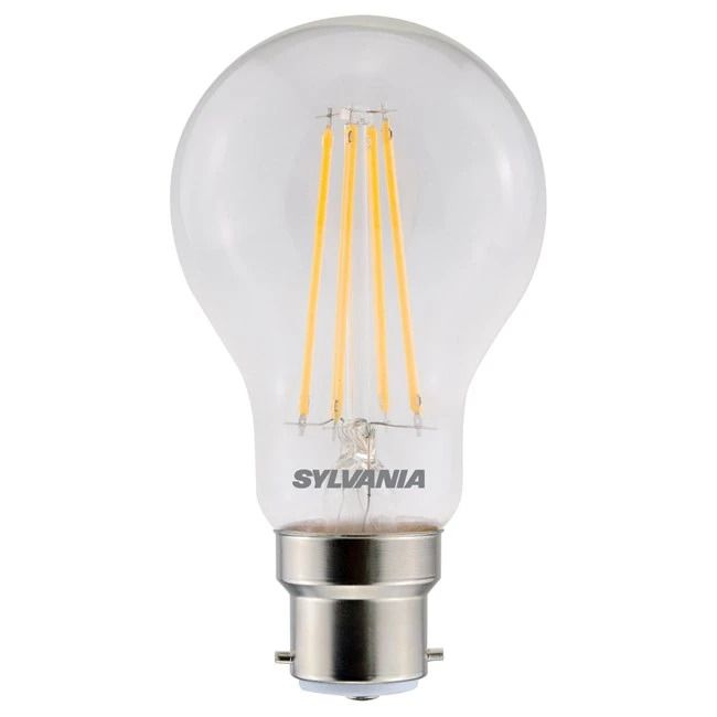 Sylvania B22d LED Lamp | 7W 2700K 806Lm 220V/240V | 827 | ToLEDo Retro