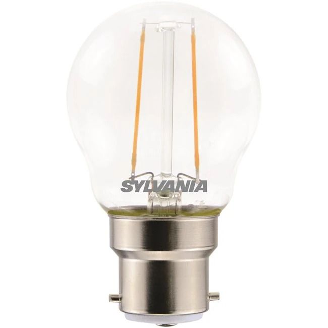 Sylvania B22d LED Kogellamp | 2.5W 2700K 250Lm 230V | 827 | ToLEDo Retro