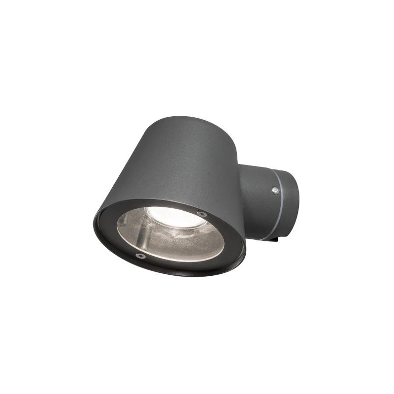 Konstsmide Buiten Wandlamp Trieste | Max. 1x 40W E27 | Zwart Aluminium | IP23