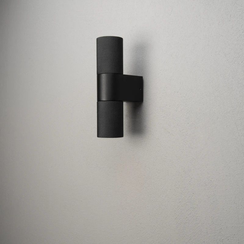 Konstsmide Buiten Wandlamp Temi | Max. 1x 15W GU10 | Zwart Aluminium | IP54