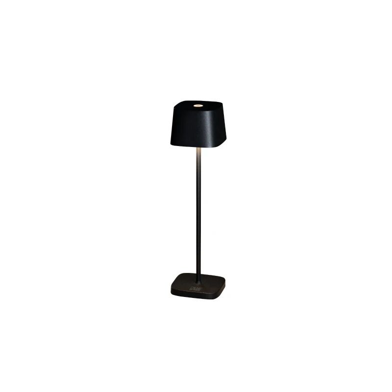 Konstsmide Tuin Tafellamp Capri Mini | 2.2W LED | Zwart Aluminium | 2700K/3000K | IP54 | Dimbaar