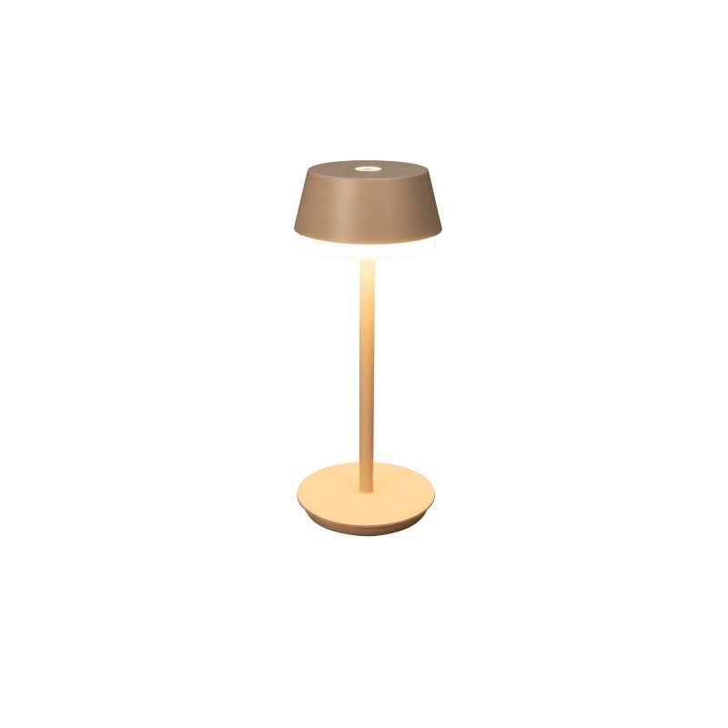 Konstsmide Tuin Tafellamp Lyon | 2.5W LED | Zand Aluminium | 2700K/3000K/4000K | IP54 | RGB | Dimbaar