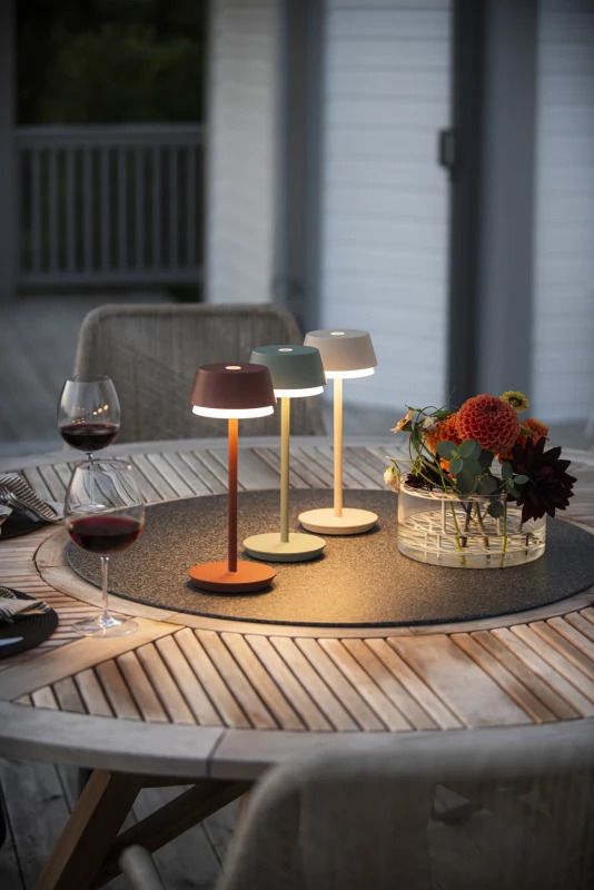 Konstsmide Tuin Tafellamp Lyon | 2.5W LED | Aluminium | 2700K/3000K/4000K | RGB | IP54 | Dimbaar