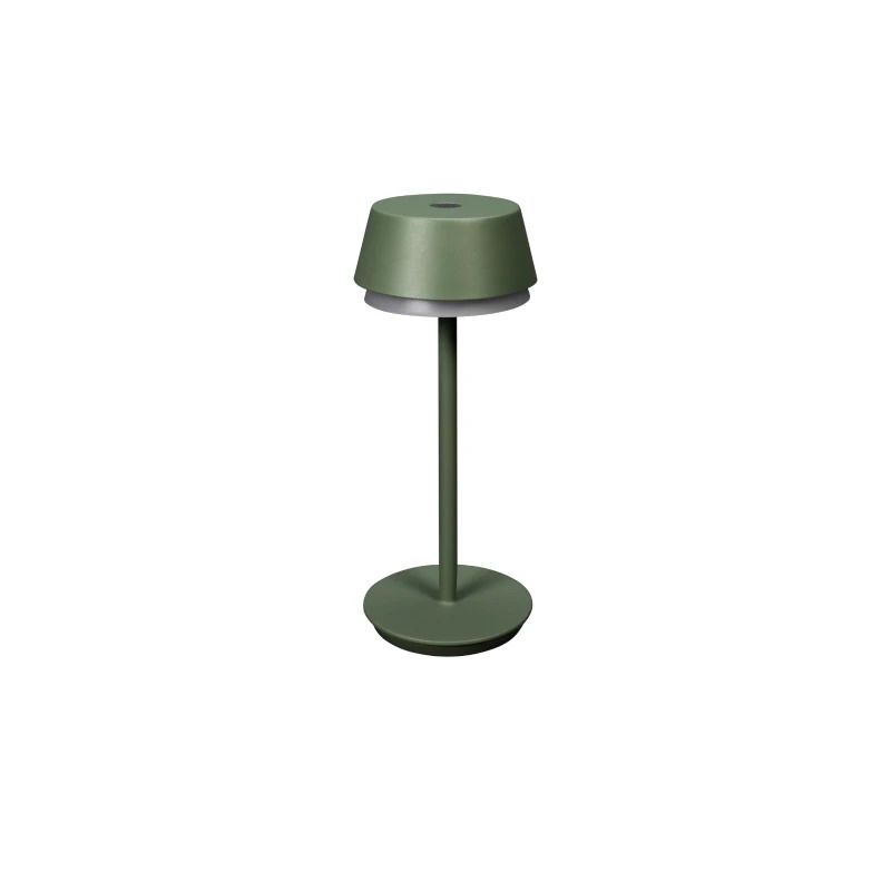 Konstsmide Tuin Tafellamp Lyon | 2.2W LED | Groen Aluminium | 2700K/3000K/4000K | IP54 | RGB | Dimbaar