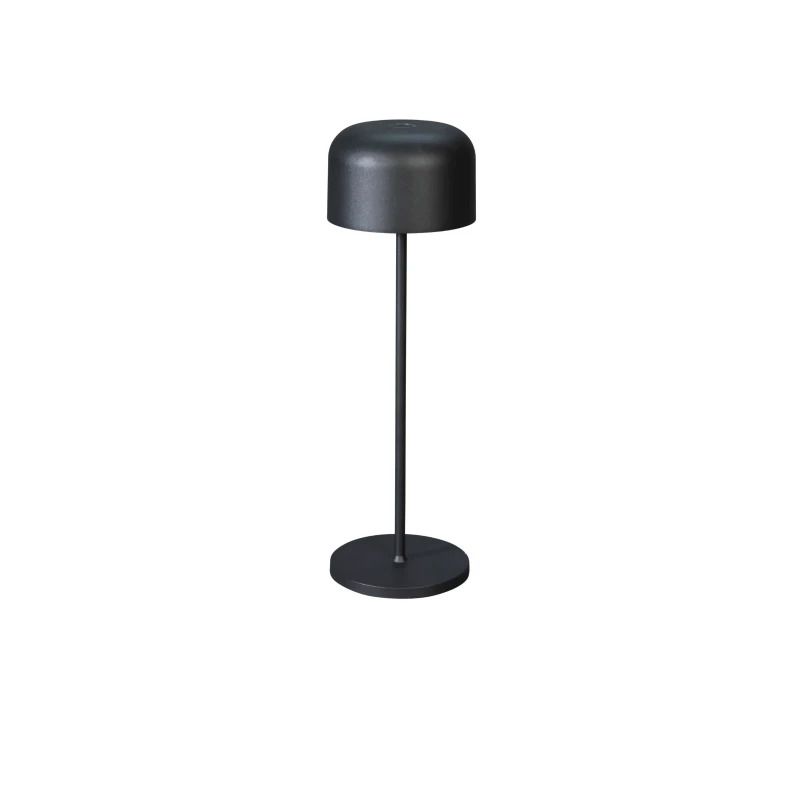 Konstsmide Tuin Tafellamp Lille | 3.5W LED | Zwart Aluminium | 2200K/2700K | IP54 | Dimbaar | USB Oplaadbaar