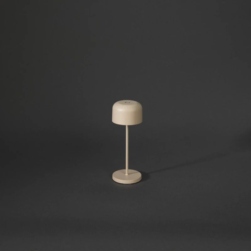 Konstsmide Tuin Tafellamp Lille | 2.5W LED | Zand Aluminium | 2200K/2700K | IP54 | Dimbaar