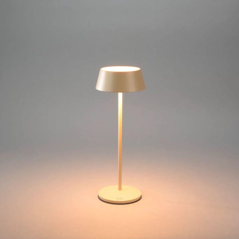 Konstsmide Tuin Tafellamp Menton | 2.9W LED | Zand | 2200K/2700K | IP54 | Dimbaar