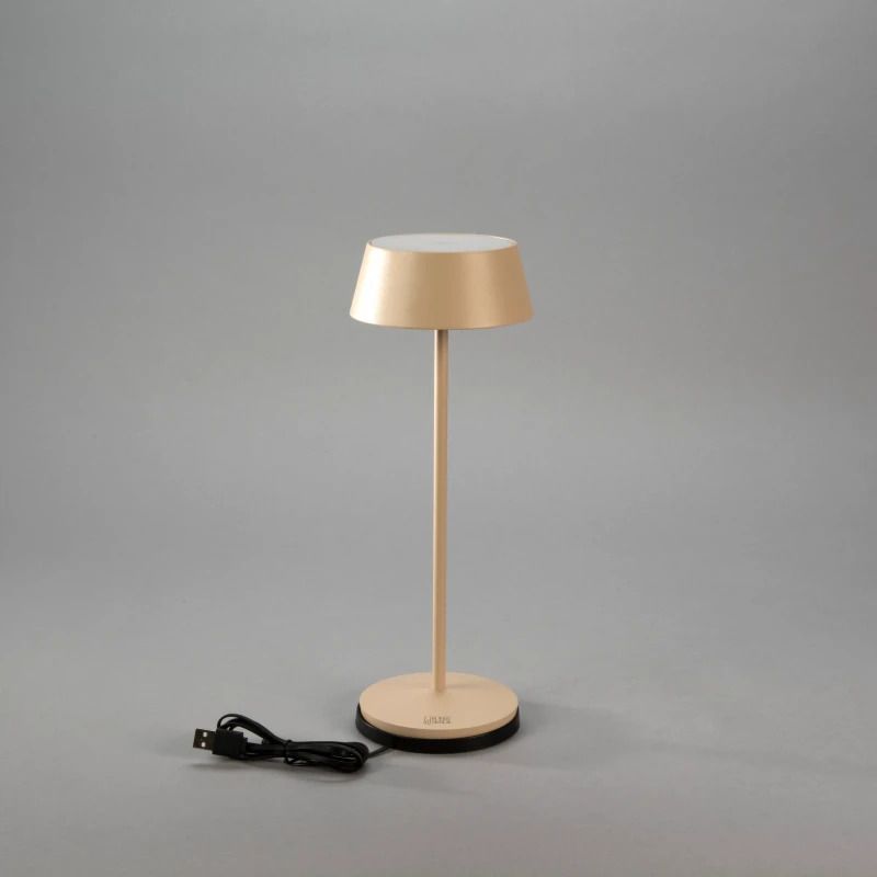 Konstsmide Tuin Tafellamp Menton | 2.9W LED | Zand | 2200K/2700K | IP54 | Dimbaar