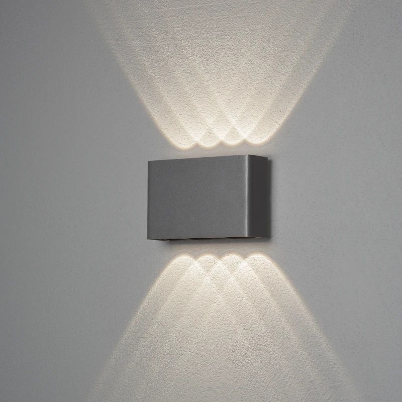 Konstsmide Buiten Wandlamp Chieri | Max. 1x 75W E27 | RVS | IP43 | Dimbaar