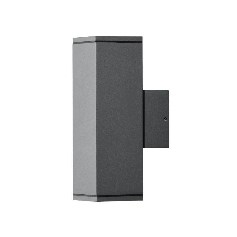 Konstsmide Buiten Wandlamp Monza | Max. 1x 75W E27 | Zwart Aluminium | IP23 | Dimbaar
