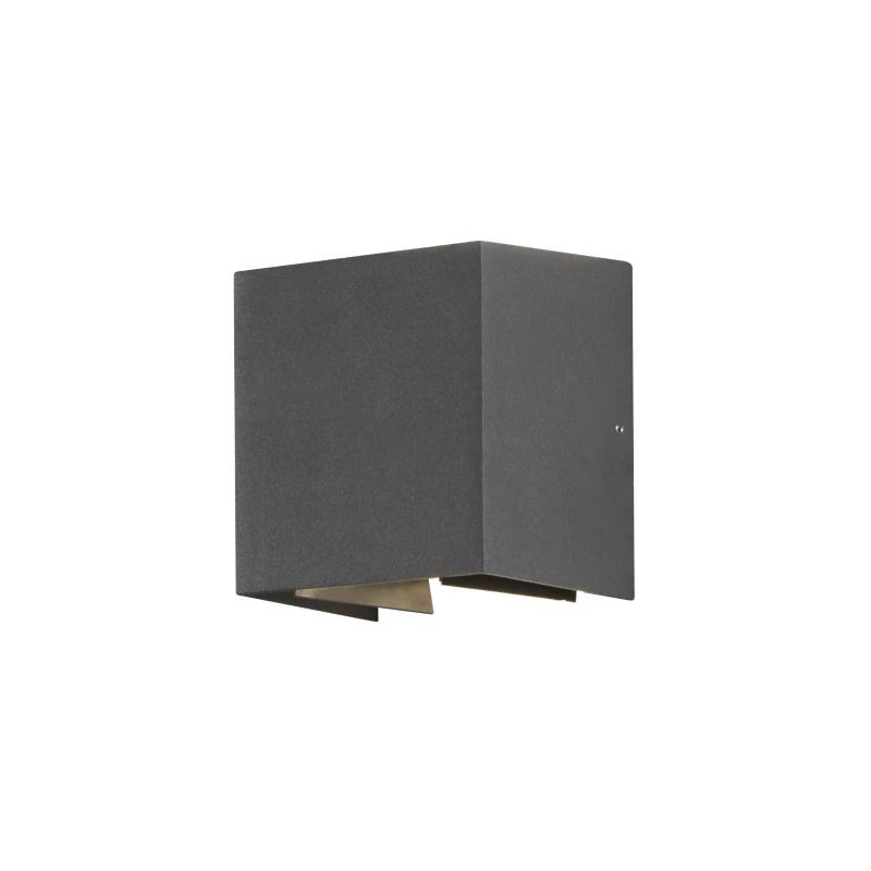 Konstsmide Buiten Wandlamp Cremona | Max. 1x 100W E27 | Zwart Aluminium | IP43 | Dimbaar