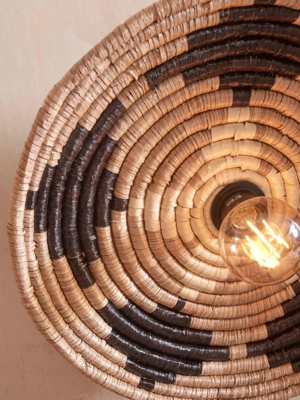 Good&Mojo LED Plafondlamp Andros | E27 60W | Black/Natural/White