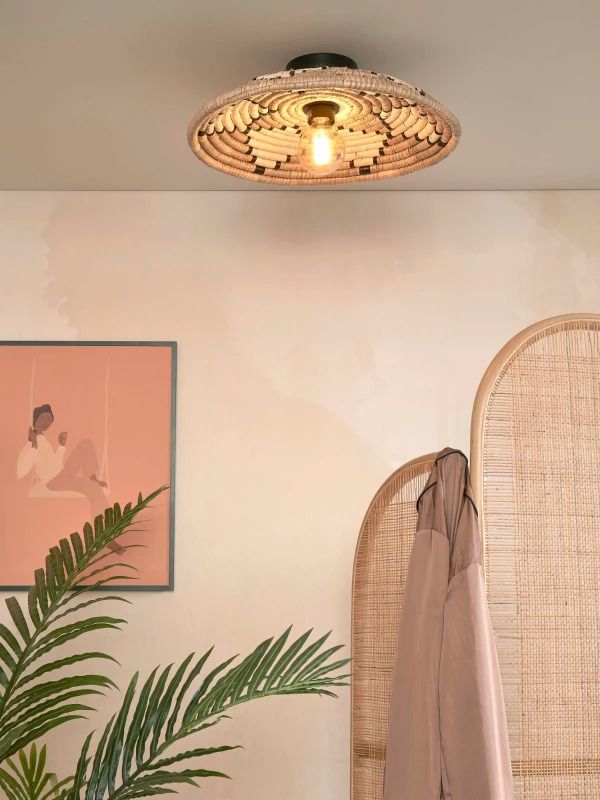 Good&Mojo LED Plafondlamp Andros | E27 60W | Natural/White