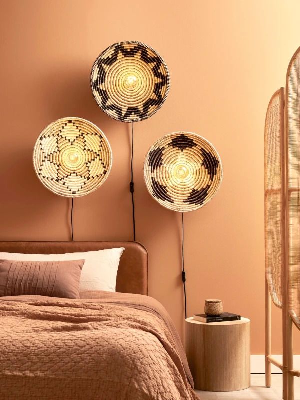 Good&Mojo LED Wandlamp Andros | E27 60W | Black/Natural