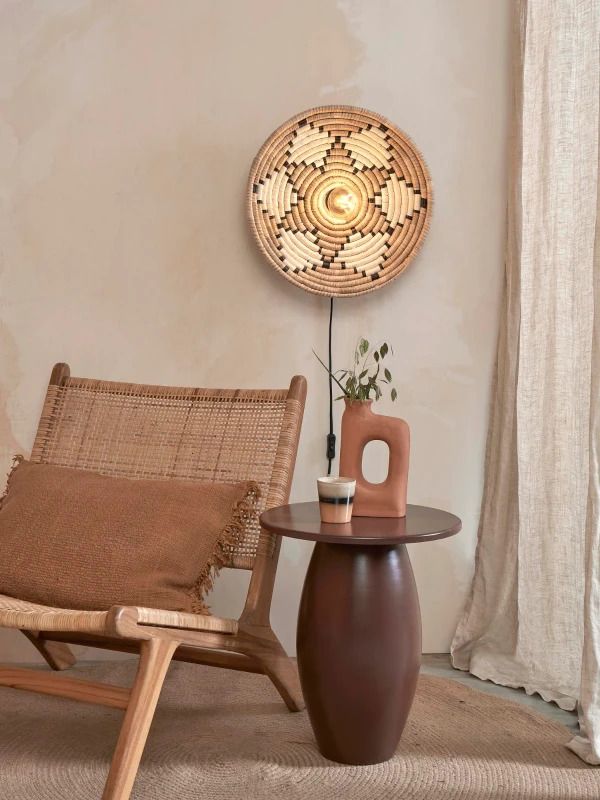 Good&Mojo LED Wandlamp Andros | E27 60W | Natural/White