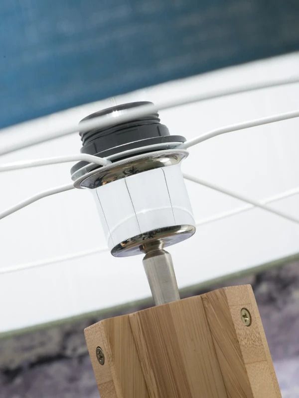 Good&Mojo Bamboe LED Staande Lamp Annapurna | 1X E27 Max 60W | Dark Grey