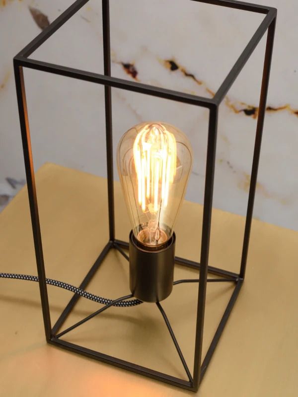 it's about RoMi LED Tafellamp Antwerp | 1X E27 Max 60W | Black