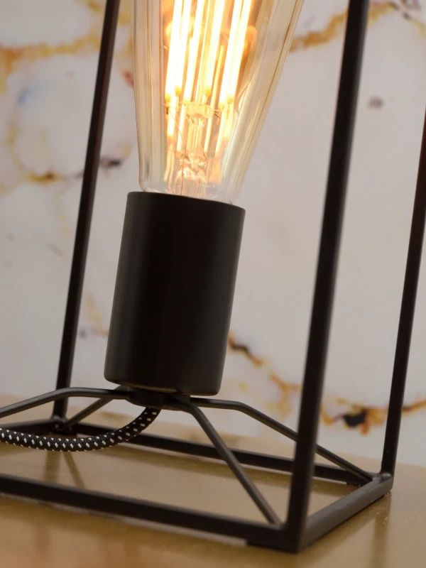 it's about RoMi LED Tafellamp Antwerp | 1X E27 Max 60W | Black