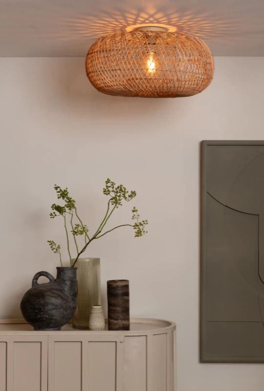 Good&Mojo LED Plafondlamp Arizona | 1X E27 Max 60W | Pure Natural