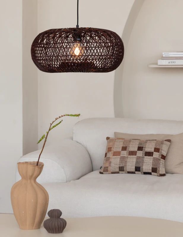 Good&Mojo LED Hanglamp Arizona | 1X E27 Max 60W | Deep Wine Red