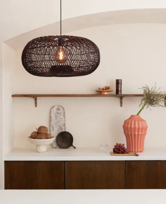 Good&Mojo LED Hanglamp Arizona | 1X E27 Max 60W | Deep Wine Red