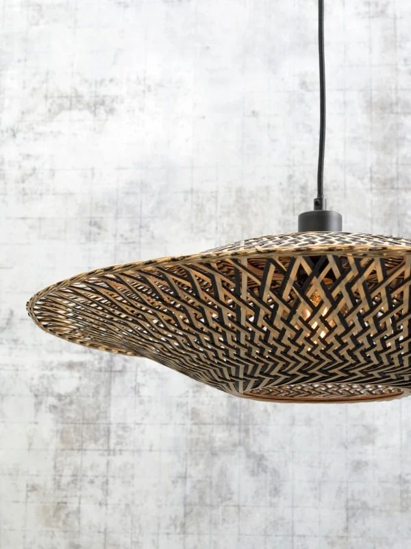 Good&Mojo Bamboe LED Wandlamp Bali | 1X E27 Max 40W | Natural/Black