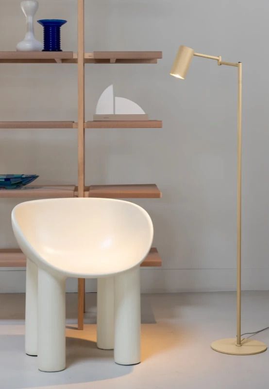it's about RoMi LED Staande Lamp Bilbao | 1X GU10 Max 10W | Beige