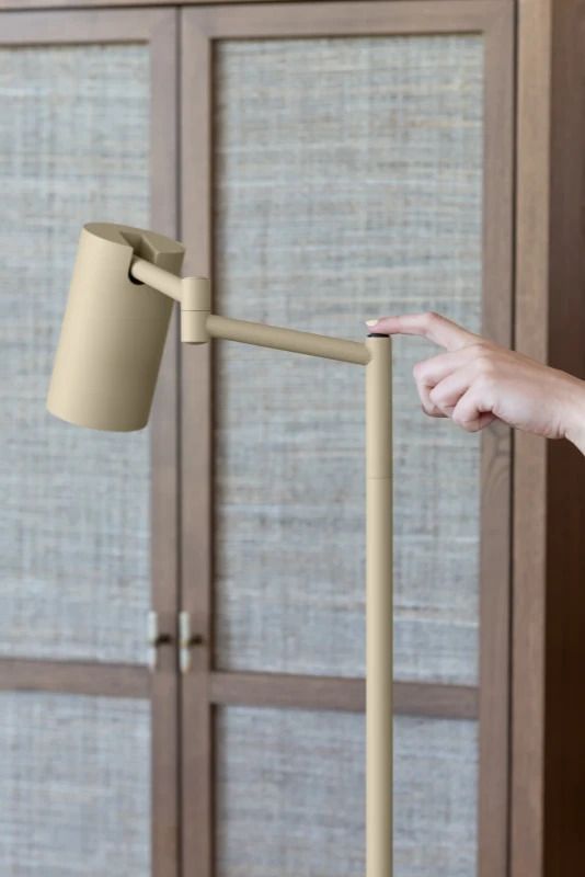it's about RoMi LED Staande Lamp Bilbao | 1X GU10 Max 10W | Beige