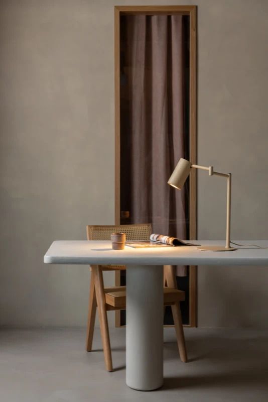 it's about RoMi LED Tafellamp Bilbao | 1X GU10 Max 10W | Beige