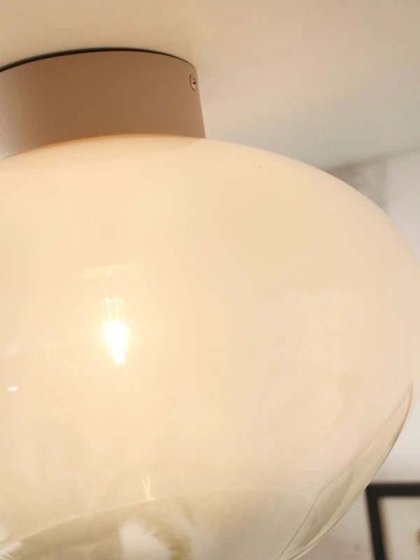 it's about RoMi LED Plafondlamp Bologna | 1X E27 Max 60W | Milk White