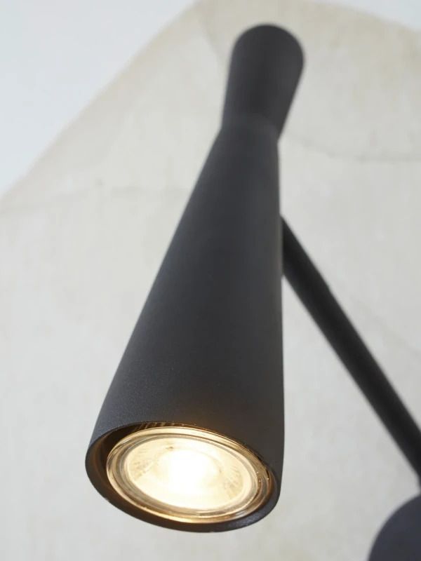 it's about RoMi LED Wandlamp Bordeaux | 1X GU10 Max 5W | Black
