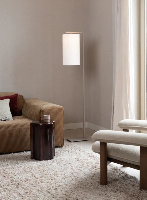 it's about RoMi LED Staande Lamp Boston | 1X E27 Max 60W | Sand/White