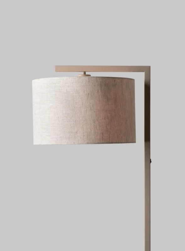 it's about RoMi LED Staande Lamp Boston | 1X E27 Max 60W | Sand/Light Linen