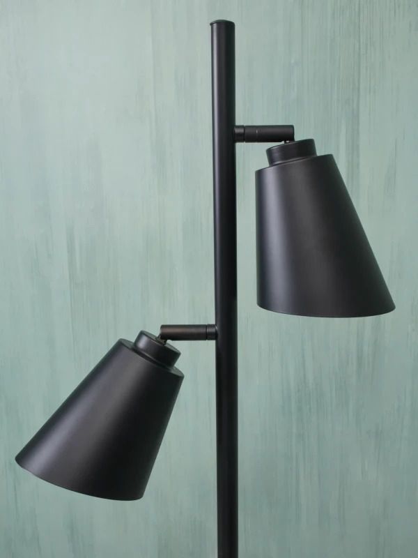 it's about RoMi LED Staande Lamp Bremen | 2X E27 Max 40W | Black