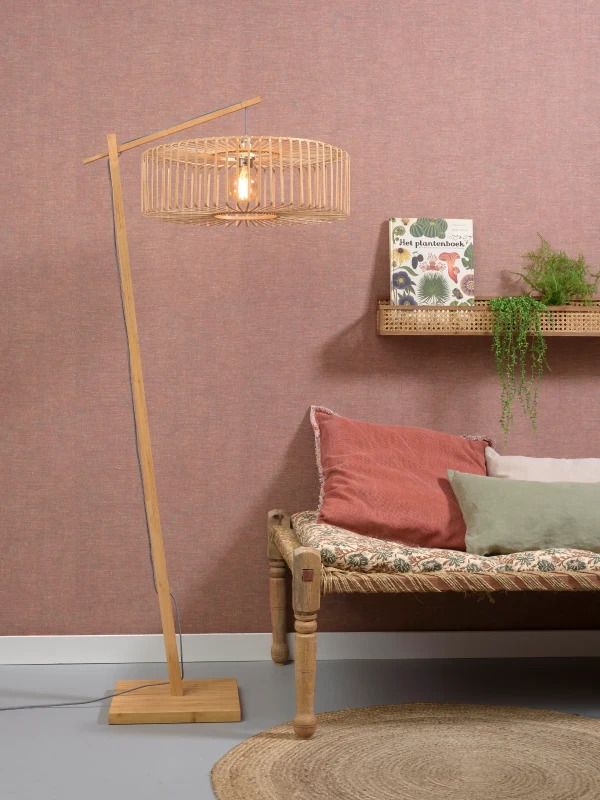 Good&Mojo Bamboe LED Staande Lamp Bromo | 1X E27 Max 60W | Naturel