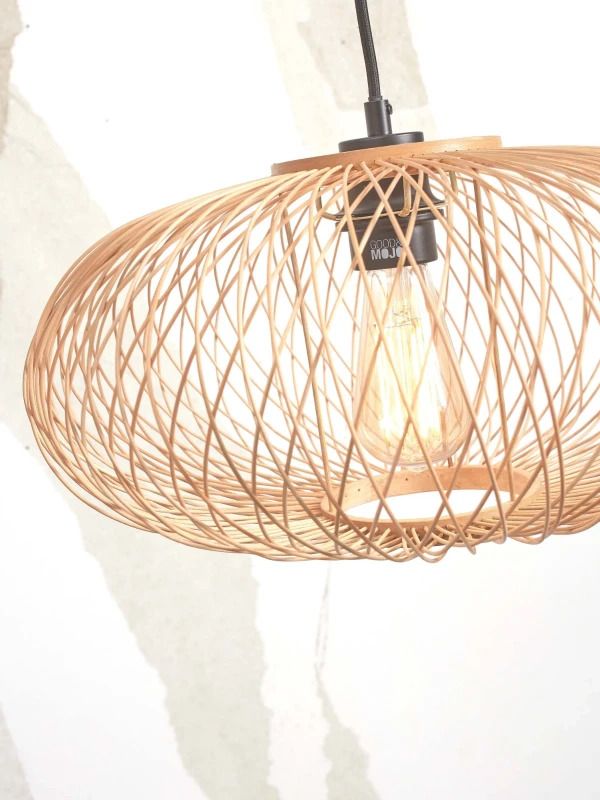 Good&Mojo Bamboe LED Staande Lamp Cango | 1X E27 Max 60W | Natural