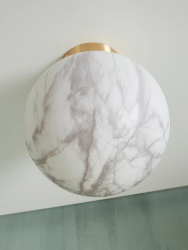 it's about RoMi LED Plafondlamp Carrara | 1X E27 Max 40W | Gold/Tinted Glass