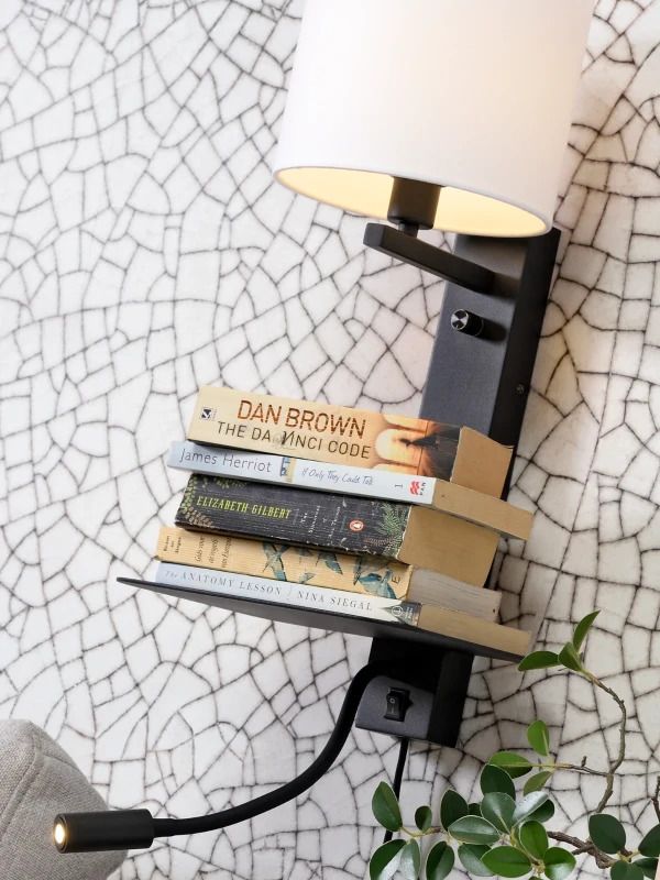 it's about RoMi LED Wandlamp Florence | 1X E14 Max 40W | Light Linen