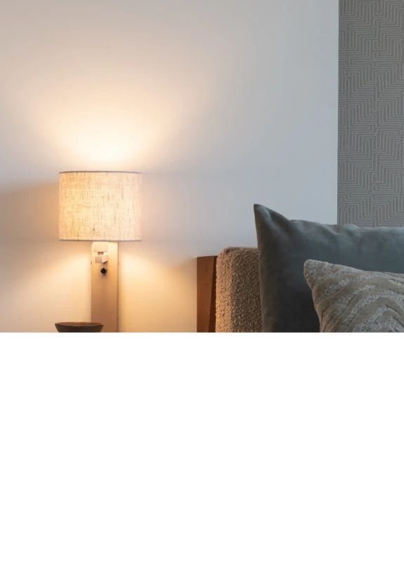 it's about RoMi LED Wandlamp Florence | 1X E14 Max 40W | Sand/Light Linen