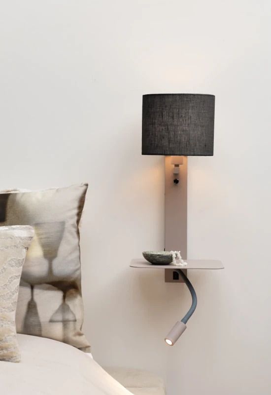 it's about RoMi LED Wandlamp Florence | 2X E14 Max 40W | Sand/Black